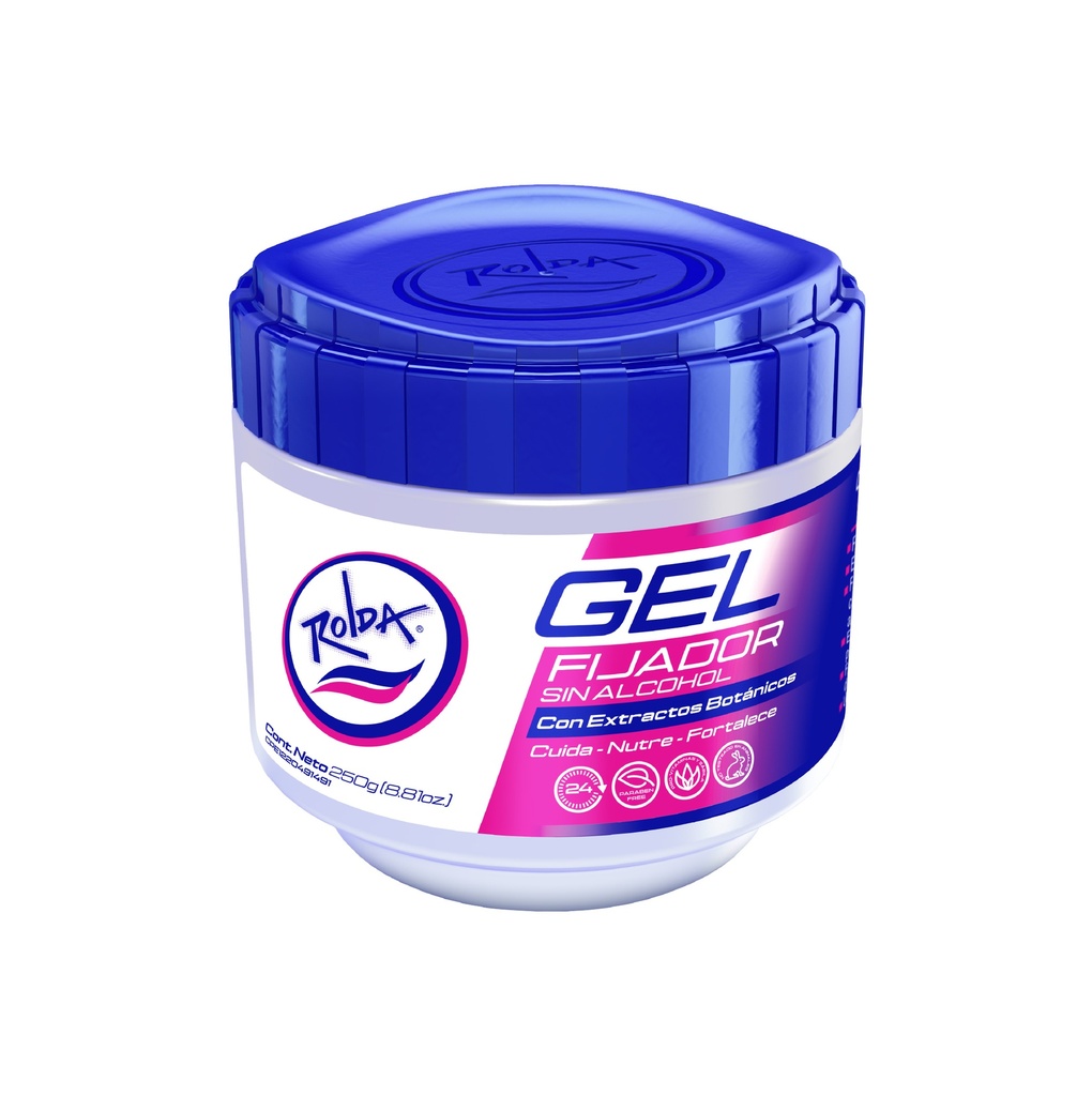 Rolda Gel Fijador con Extractos Botánicos Blanco 250g