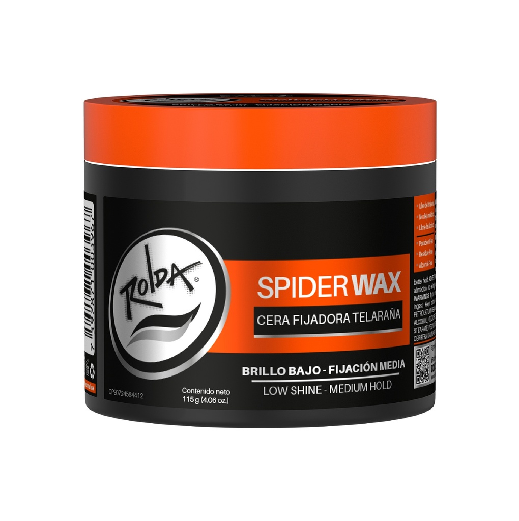 Rolda Spider Wax / Cera Fijadora Telaraña 115g