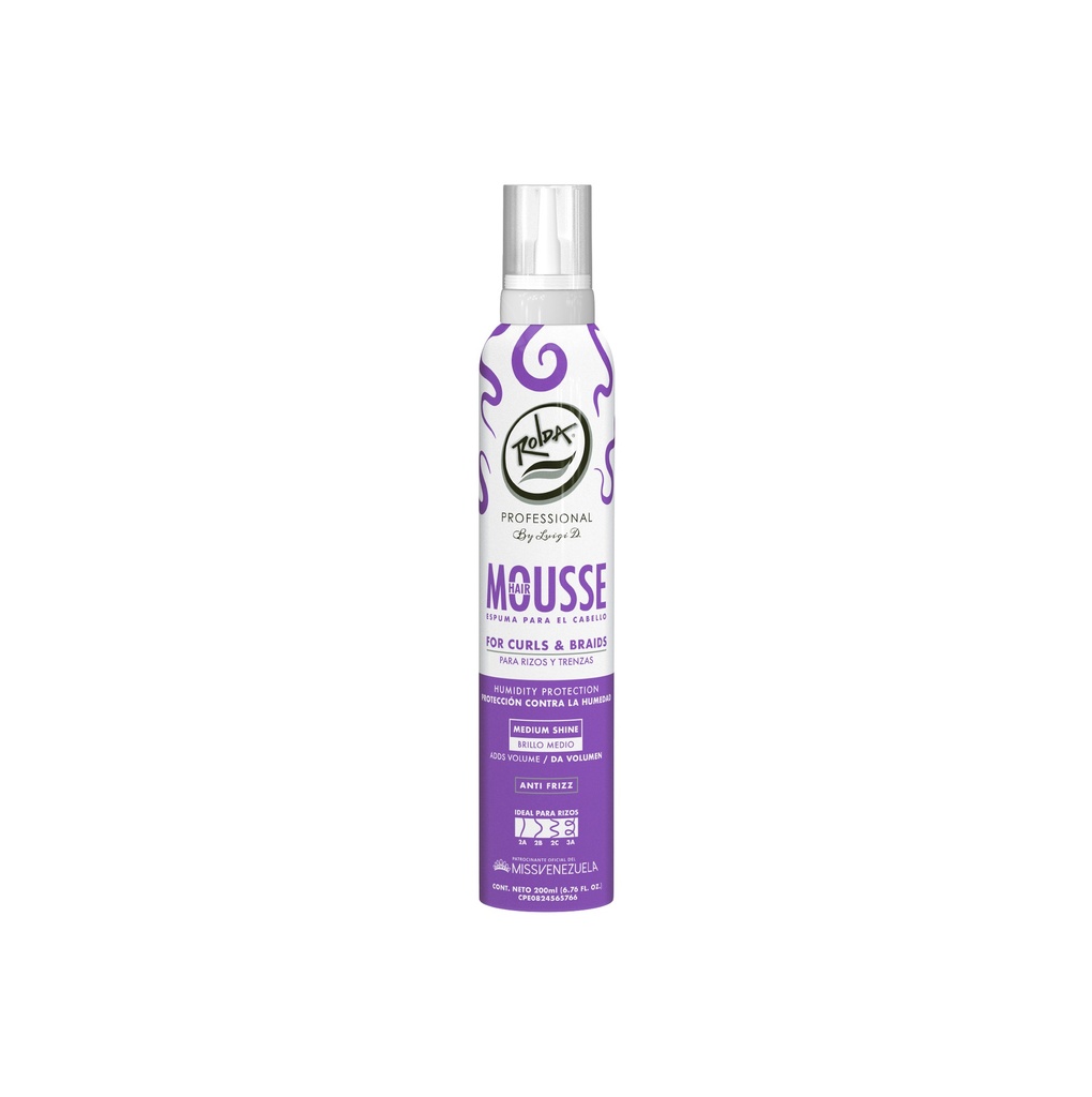 Rolda Hair Mousse / Espuma para el Cabello 200ml