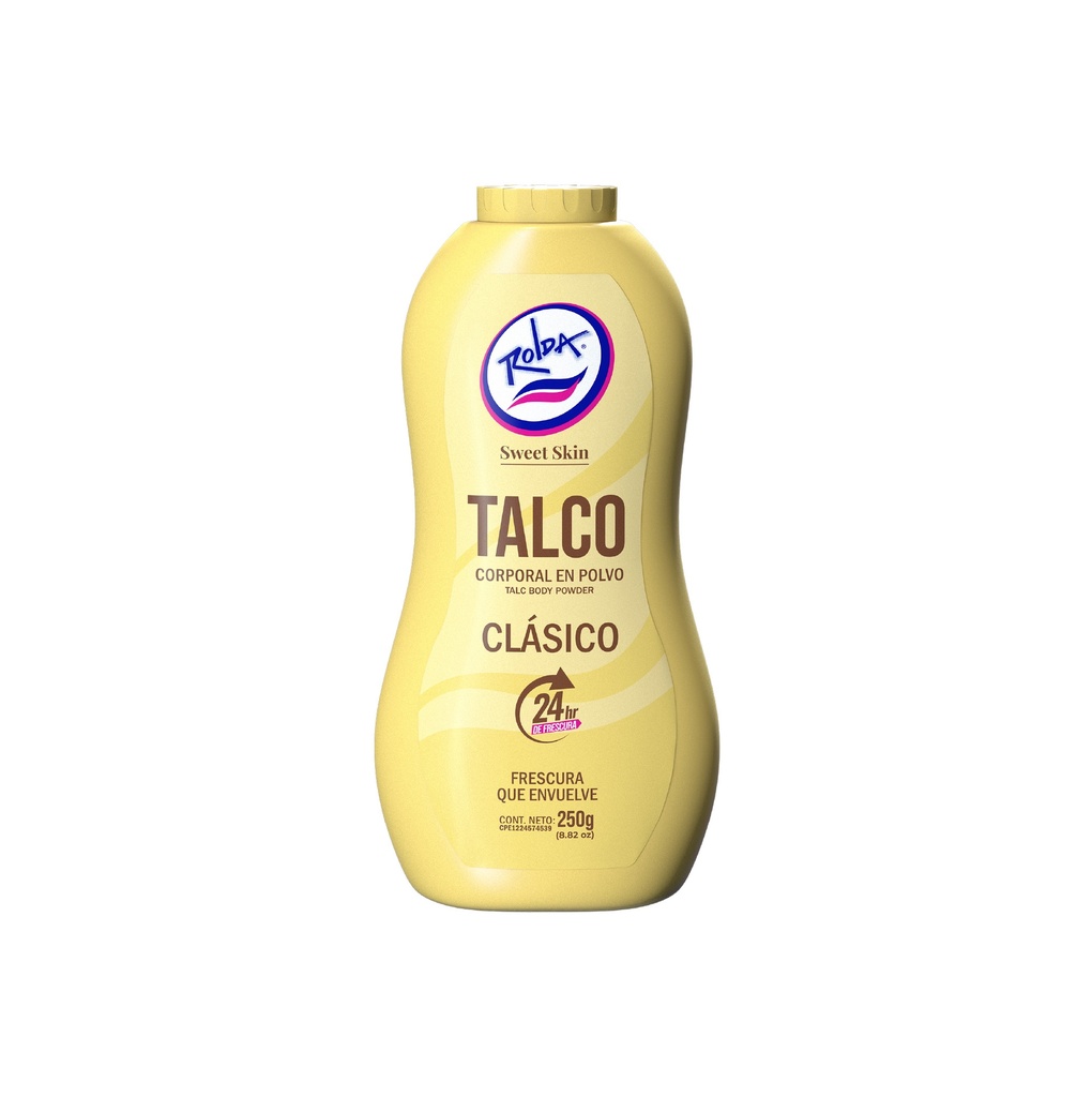 Talco Corporal en Polvo / Talc Body Powder Clásico 250 g