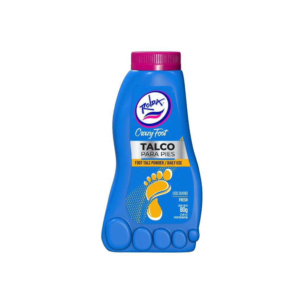 Rolda Talco para Pies / Foot Talc Powder Fresh 80 g