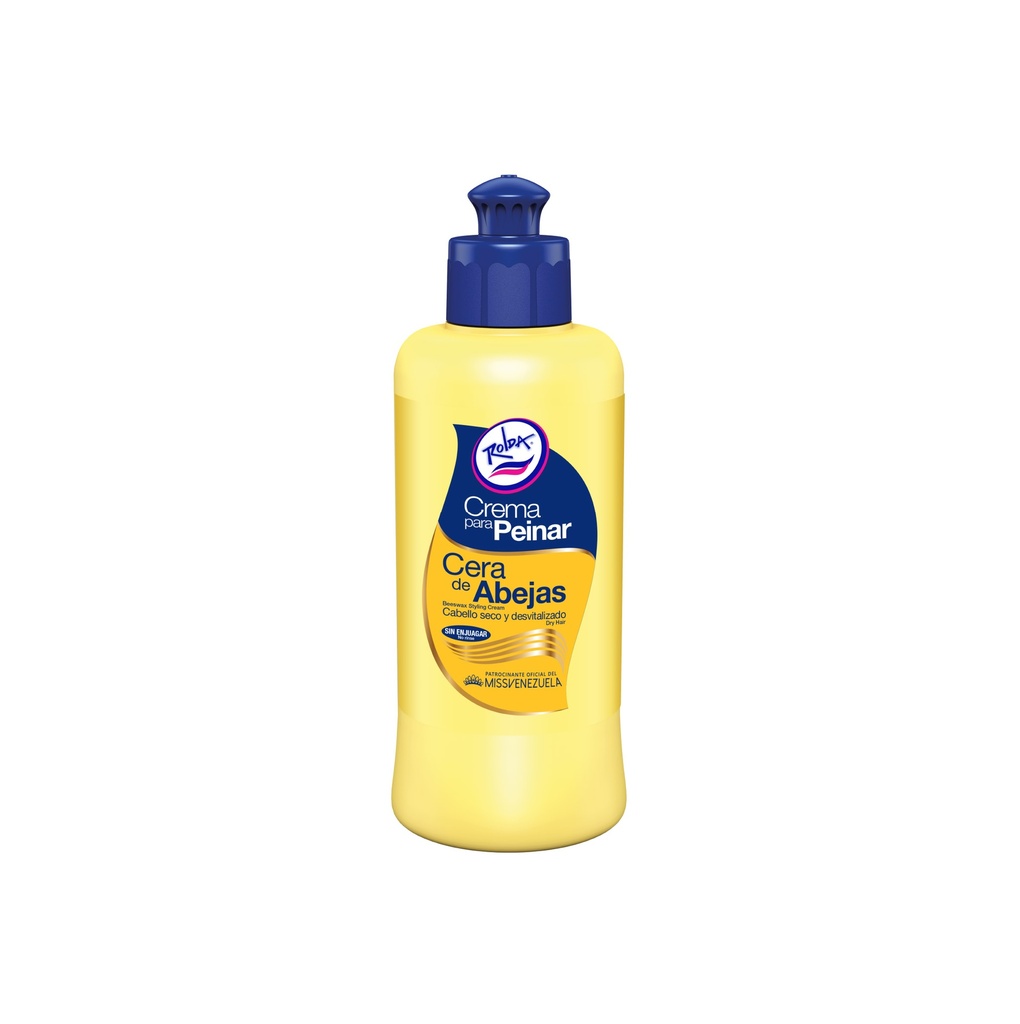 Rolda Crema para Peinar Cera de Abejas 300 cm3