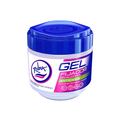 [20100010272400] Rolda Gel Fijador Anticaída Blanco 120g