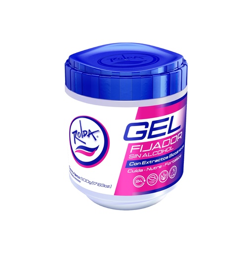 [20100010226700] Rolda Gel Fijador con Extractos Botánicos Blanco 500g
