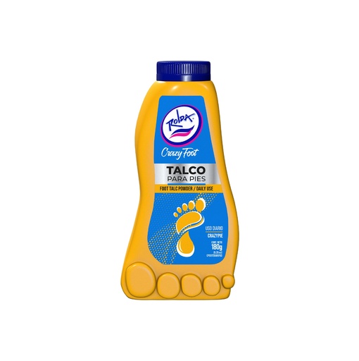 [20250020400317] Rolda Talco para Pies / Foot Talc Powder CrazyPie 180 g