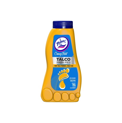 [20250020400324] Rolda Talco para Pies / Foot Talc Powder CrazyPie 80 g